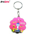 Llavero Fabricante China Joyería Barata Personalizada Diamond Gold Crown Keychain